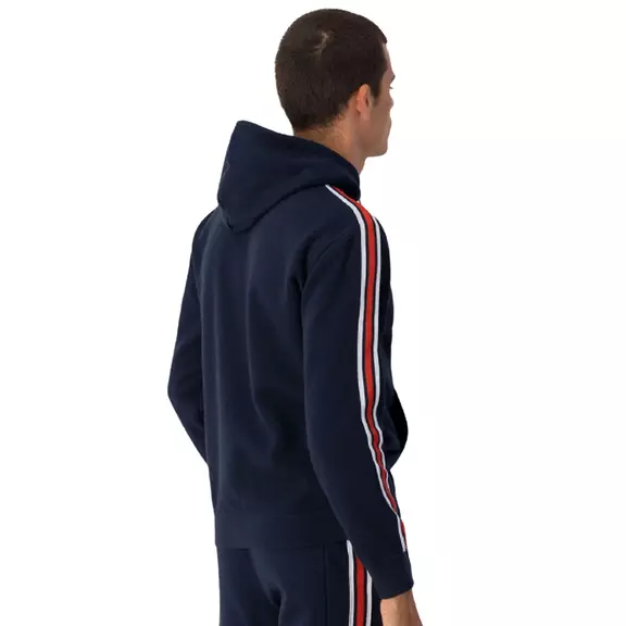 Champion Legacy Basketball Contrast Details Fleece Hoodie "Navy"