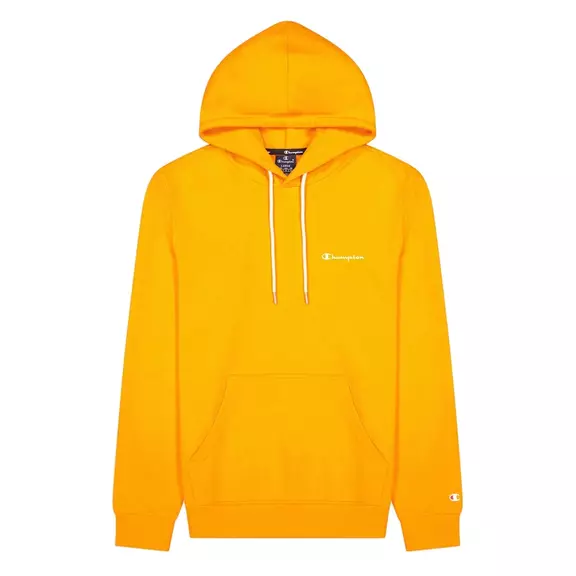 Champion Legacy Drawcord Small Logo Hoodie "Orange"