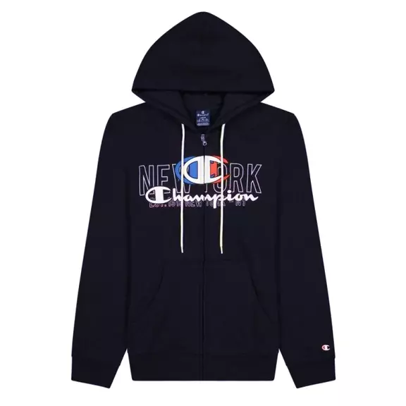Champion Legacy Large Champion Graphic Hoodie FZ "Navy"