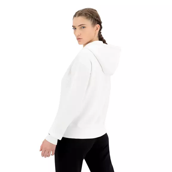 Champion Legacy Layered Script Logo Seamed Hoodie "White"