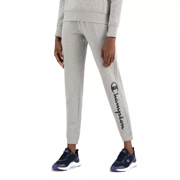 Champion Legacy Wn´s Contrast Script Logo Print Cuffed Joggers "Grey"