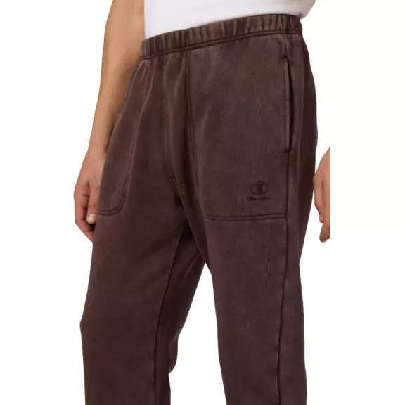 Champion Men’s Washed Fleece Elastic Cuff Pants Icons "Brown"