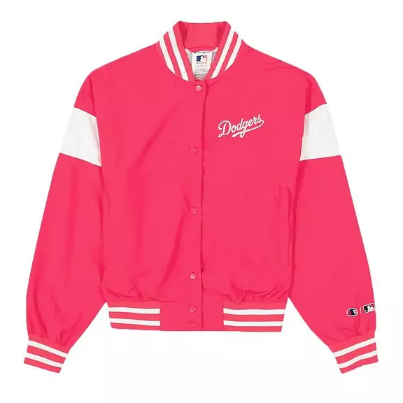 Champion MLB Rochester Autenthic L.A Dodgers Light Jacket Bomber "Pink Fuchsia"