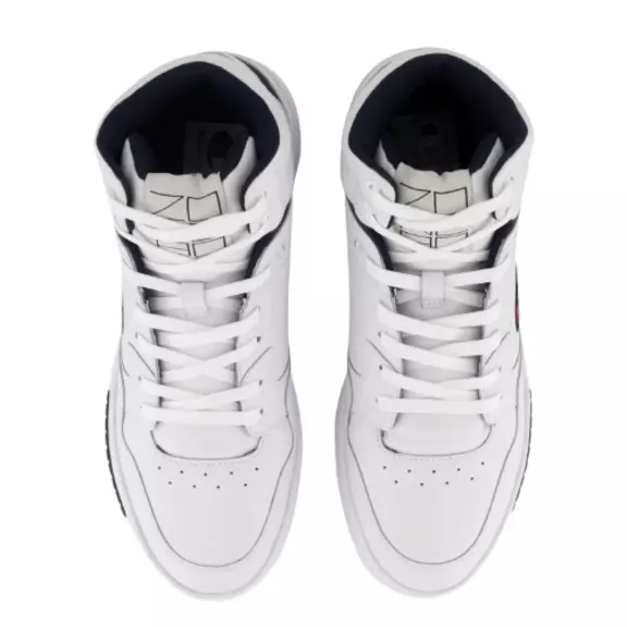 Champion Rochester Z80 Leather Mid Trainers "White"