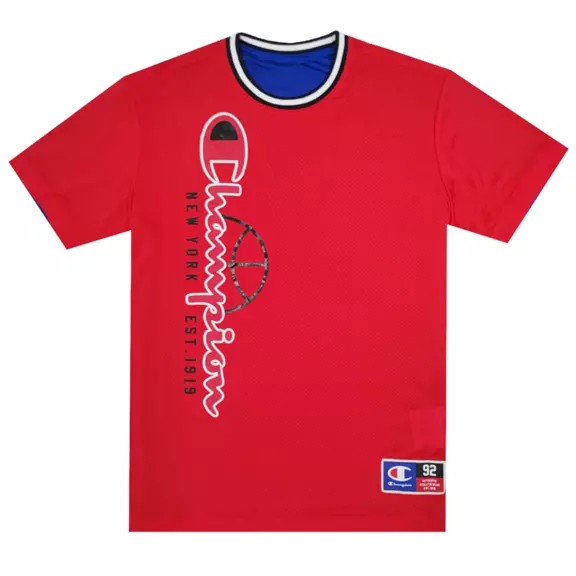 Champion Sport Lifestyle Basketball Reversible Mesh T-Shirt  "Red-Blue"
