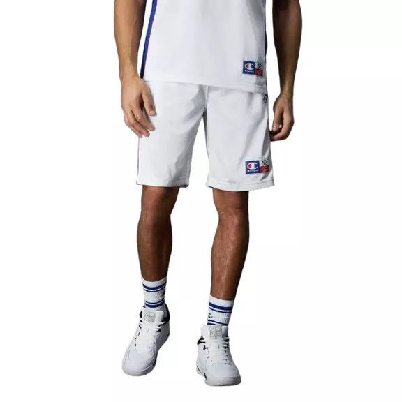 Champion Sport Lifestyle Basketball USA Logo Mesh Shorts "White"