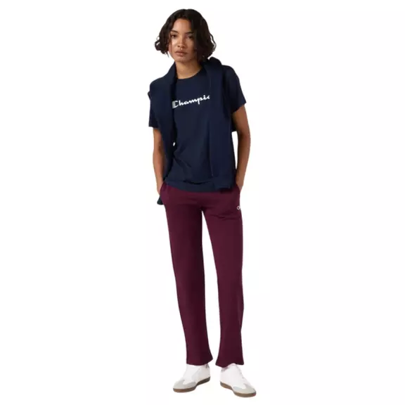 Champion WOMEN’S STRAIGHT HEM FLEECE JOGGERS ICONS "BURGUNDY"