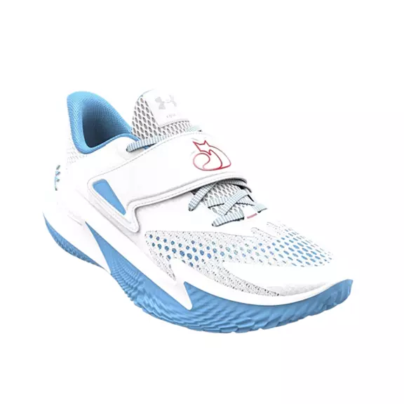 Curry De'Aaron Fox 2 Blue Flame "White/Blue"