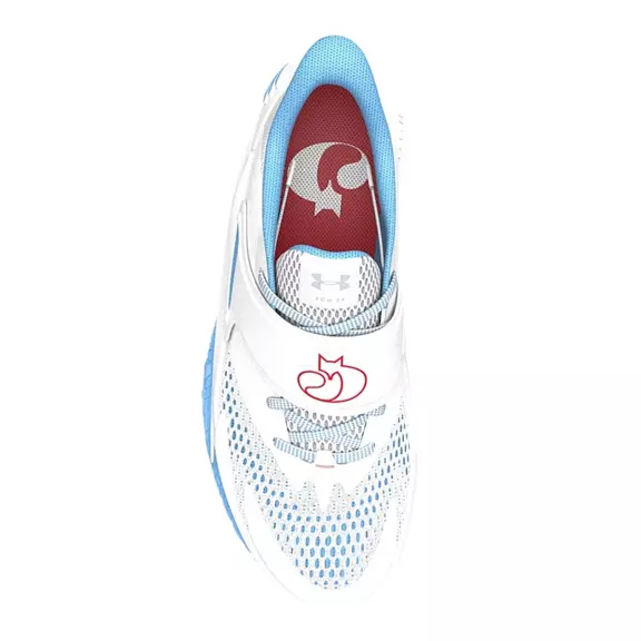 Curry De'Aaron Fox 2 Blue Flame "White/Blue"
