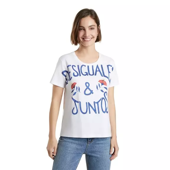 Desigual Desiguales y Juntos - Flowers T-Shirt