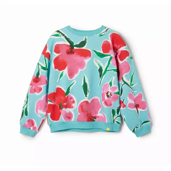 Desigual Floral Oversize Sweatshirt "Flowers"