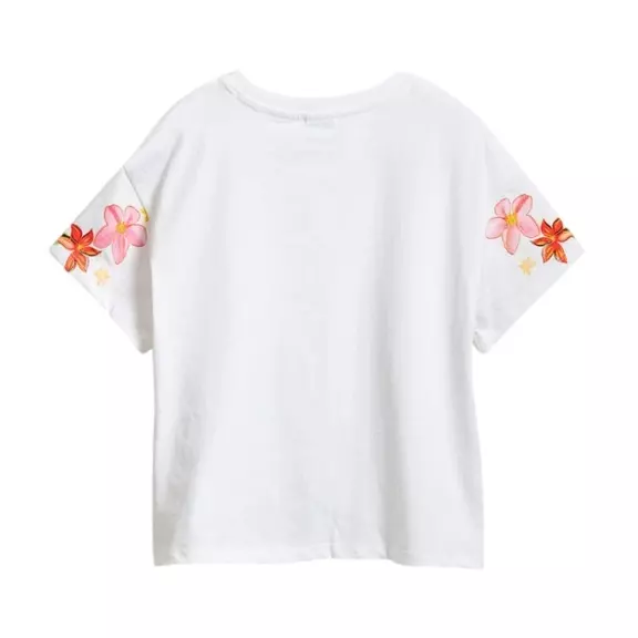 Desigual Flower knot t-shirt "White"