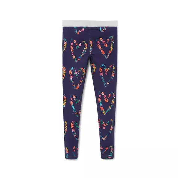 Desigual Girls Heart Leggings