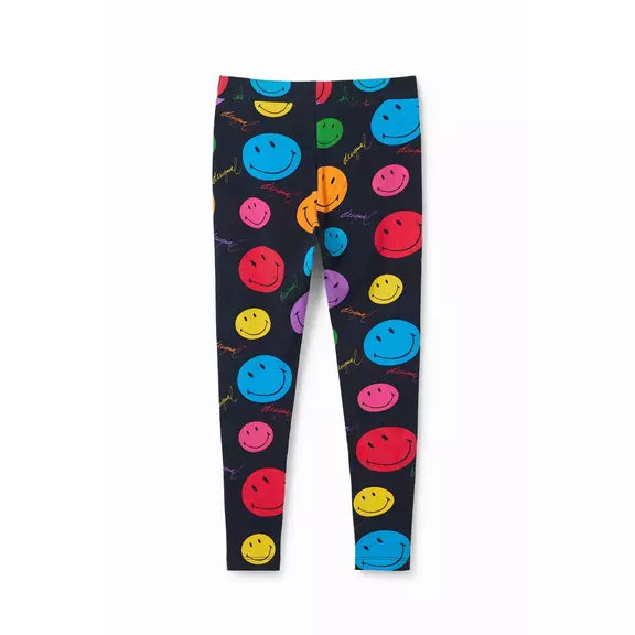 Desigual Girls Smiley Long Leggings "Black"