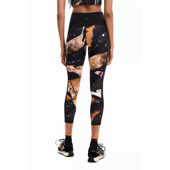 Desigual Mineral-Effect Print Leggings