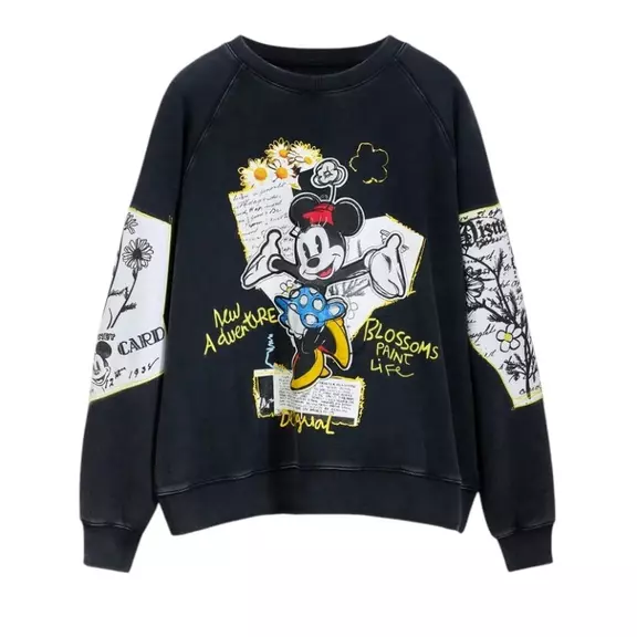 Desigual Minnie Mouse Sweatshirt "Black"