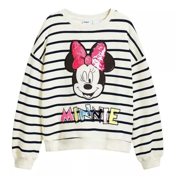 Desigual Minnie Mouse Sweatshirt "Gray"