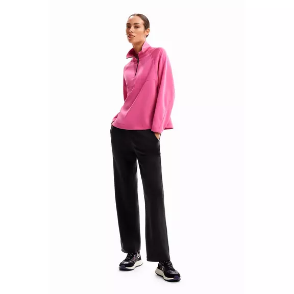 Desigual Oversize Sport Sweatshirt "Blackberry Rose"