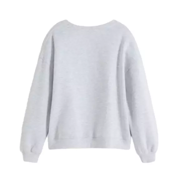 DESIGUAL SWEAT MY NAME STITICH  "GREY GLITTER"