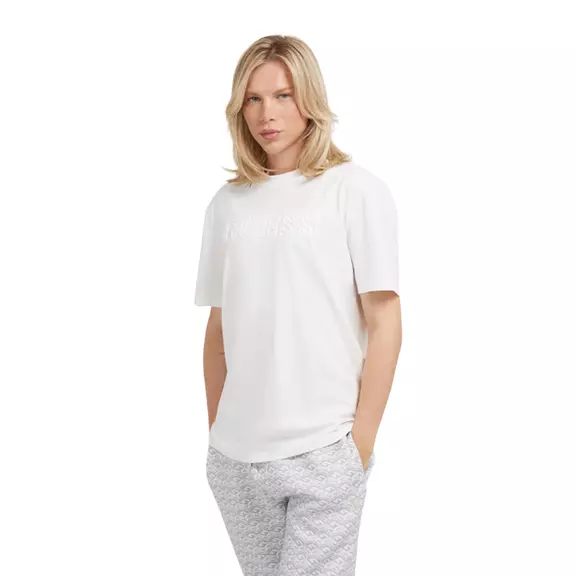 Guess SS Alphy Front logo T-shirt "Beige"