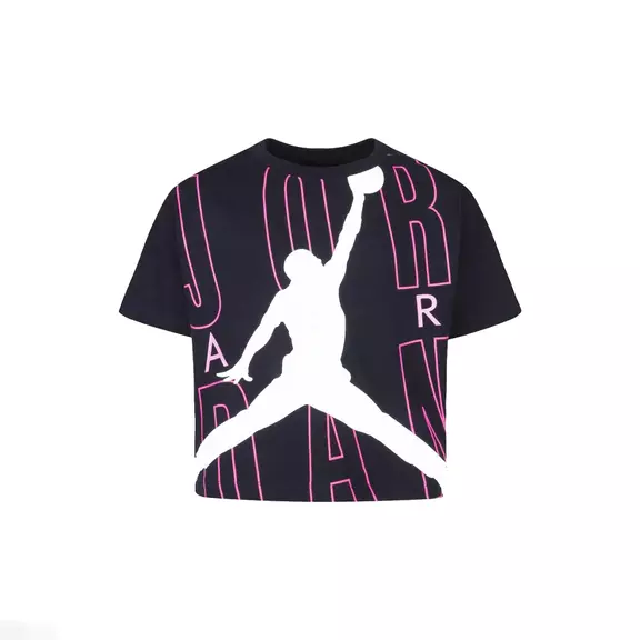Jordan Girls Blow Out Tee Knit Top "Black"