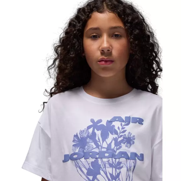 Jordan Girls JBD 23 Flowers SS Tee "White"