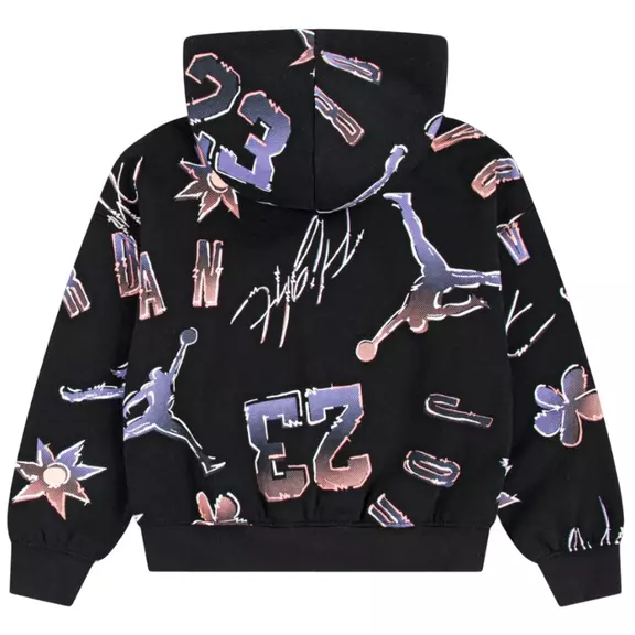 Jordan Girls JDG 23 Throwback SS Hoodie "Black"