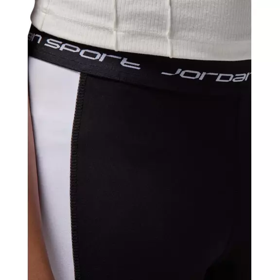 Jordan Girls JDG Sport Dri-Fit Legging "Black-Double White"