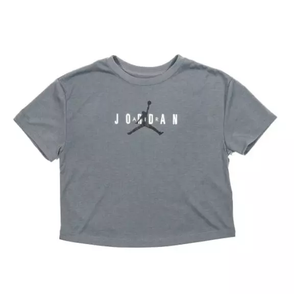 Jordan Girls Jumpman HBR Sustainable Tee "Gray"