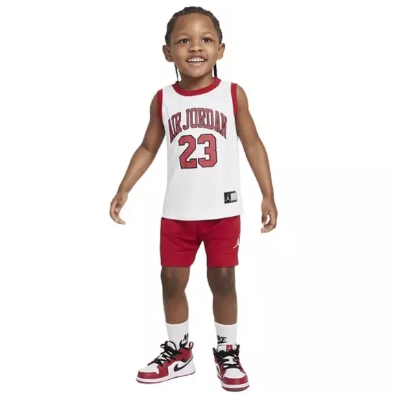 Conjunto Jordan Infants HBR DNA Muscle Tank and Short "Gym Red-White"