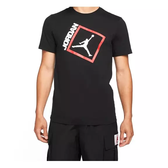 Jordan Jumpman Box Men's Short-Sleeve T-Shirt "BlackRed"