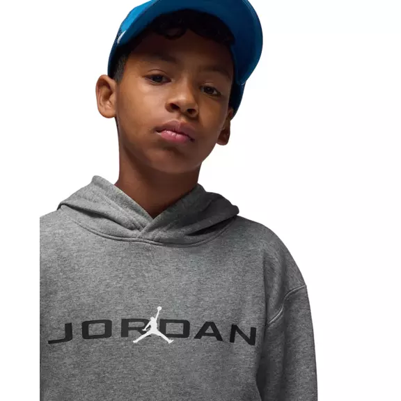 Sudadera Jordan Kids Baseline Pullover Hoodie "Carbon Heather"