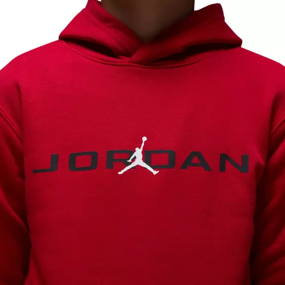 Sudadera Jordan Kids Baseline Pullover Hoodie "Gym Red"