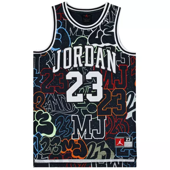 Camiseta de Tirantes Jordan Kids JDB 23 AOP Jersey "Black-Sail"