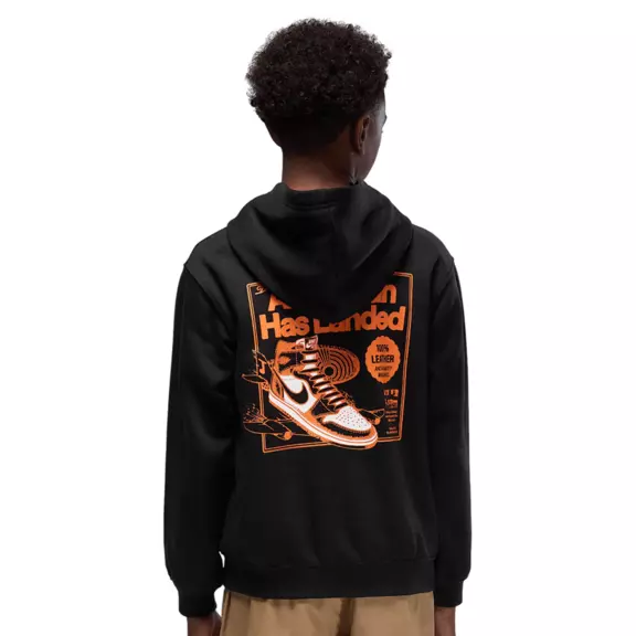 Jordan Kids JDB Air Jordan Has Landed Hoodie "Black"