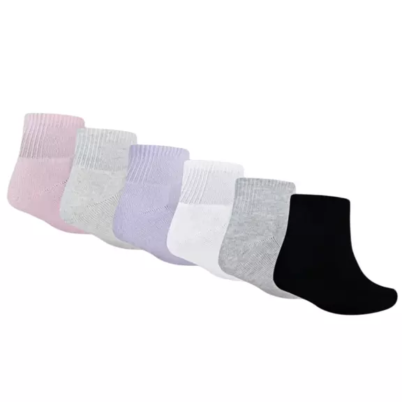 Jordan Kids JDB Everyday Essentials Ankle 6 PPack Socks "Pink Foam"