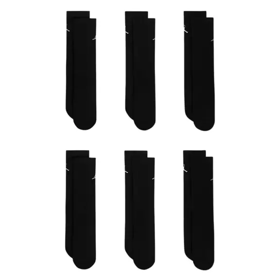 Jordan Kids JDB Everyday Essentials Crew 6 PPack Socks "Black"