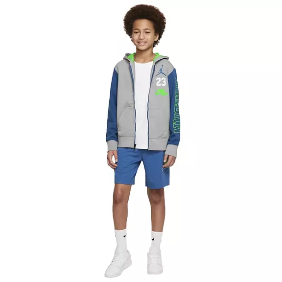 Jordan Kids Jumping Big Air Logo Mesh Short "DK Marina Blue"