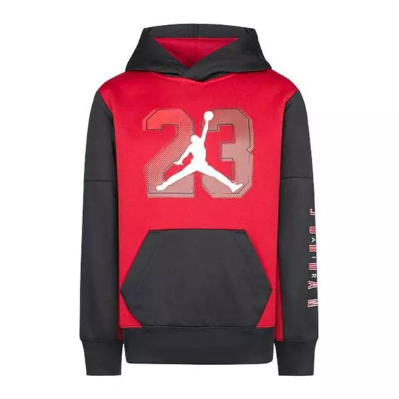 Jordan Kids Jumpman 23 Pollover Hoodie "Gym Red"