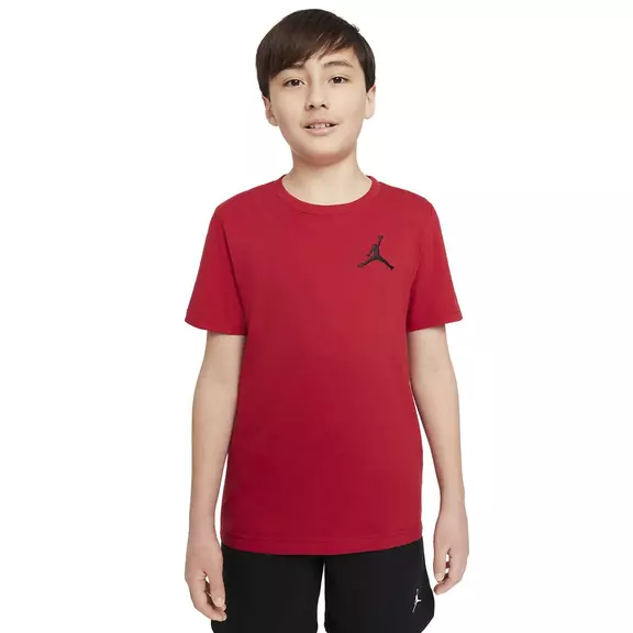 Jordan Kids Jumpman Air Embroidered Tee "Gym Red"