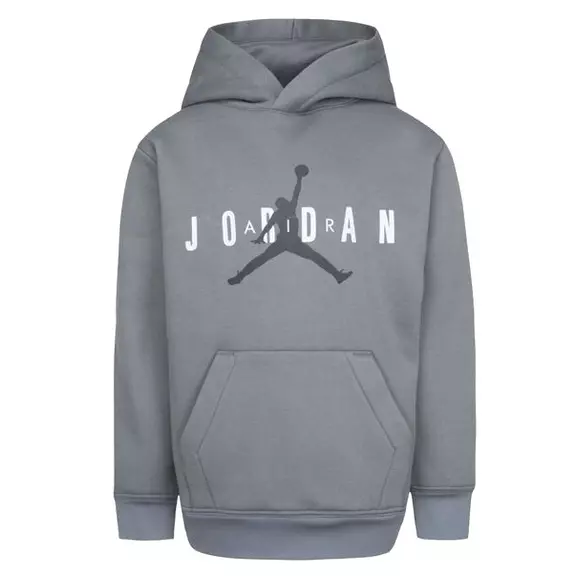 Jordan Kids Jumpman Logo Sustainable Hoodie "Smoke Grey"