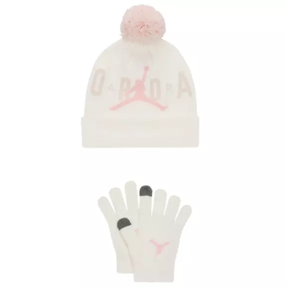 Set Gorro Pompon + Guantes Jordan Kids 2Piece "Sail"