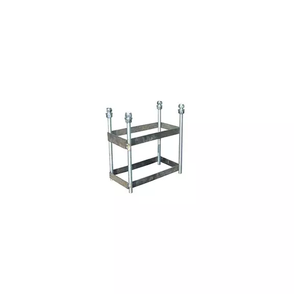 JUEGO CANASTAS DELUXE MONOTUBO Fijas con base para anclaje (sin tablero ni aros)
