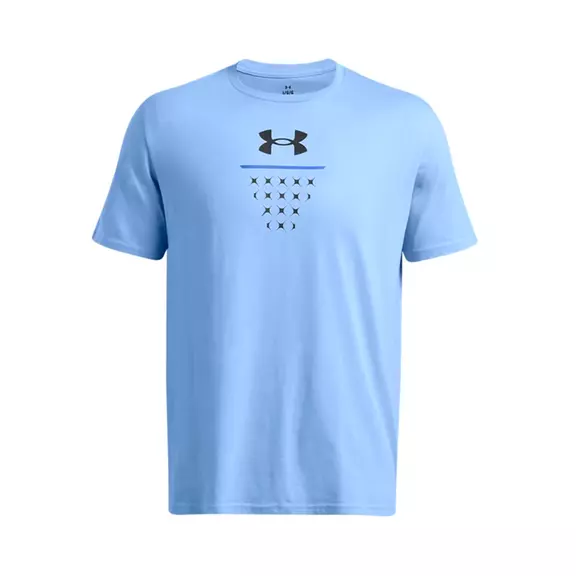 Men's UA Basketball Net Icon Short Sleeve "Blue"