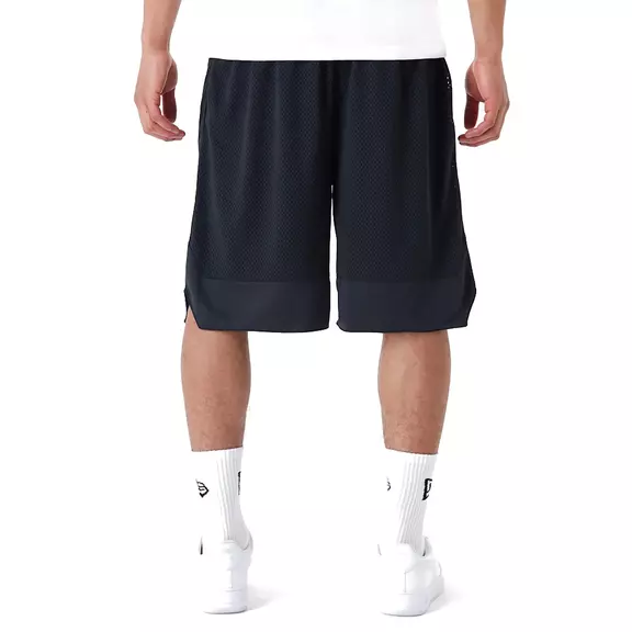 New Era Arch Logo Mesh Shorts "Black"