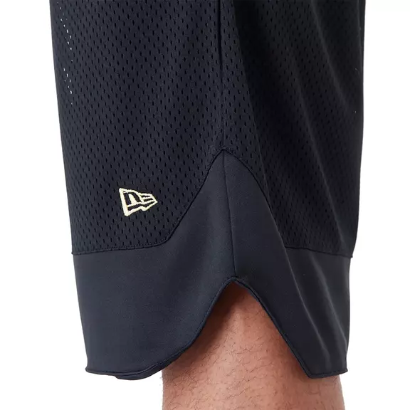 New Era Arch Logo Mesh Shorts "Black"