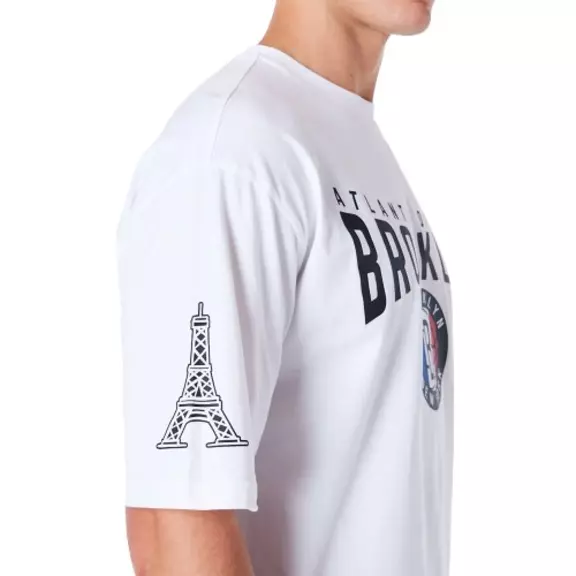 New Era Brooklyn Nets NBA Paris Games Oversized T-shirt