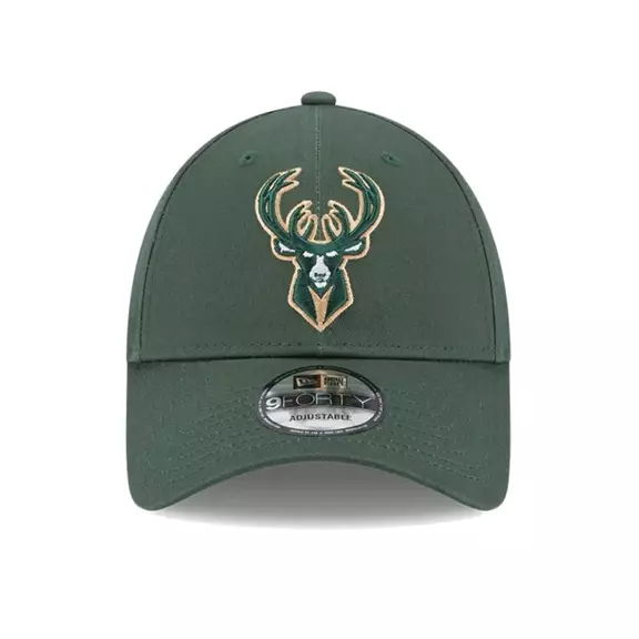 New Era Milwaukee Bucks Team Side Patch 9FORTY Cap