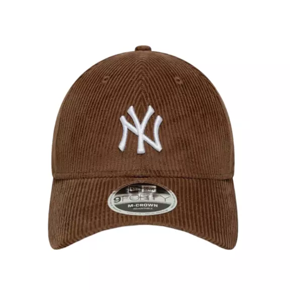 Gorra New Era MLB NY Yankees Cord 9FORTY M-Crown Adjustable Cap "Brown"