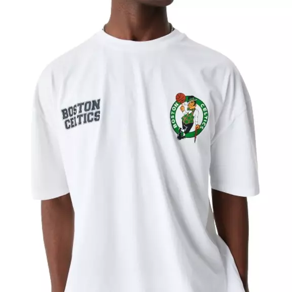 New Era NBA Boston Celtics Large Graphic Oversized T-Shirt
